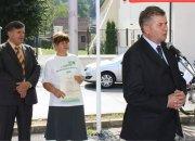 Uz župana, okupljenima su se obratili dožupan Jakopović (lijevo) i pročelnica Kuba
